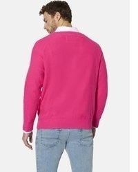 fuchsia Pullover mit einem Rundhalsausschnitt von BABISTA