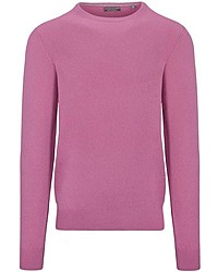 fuchsia Pullover mit einem Rundhalsausschnitt von COMMANDER