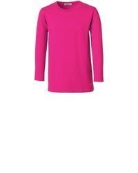 fuchsia Pullover mit einem Rundhalsausschnitt von dressforfun
