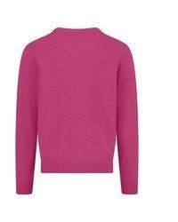 fuchsia Pullover mit einem Rundhalsausschnitt von Fynch Hatton
