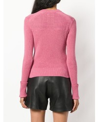 fuchsia Pullover mit einem Rundhalsausschnitt von Isabel Marant Etoile