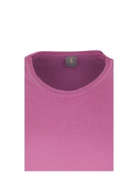 fuchsia Pullover mit einem Rundhalsausschnitt von Jacques Britt