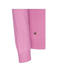 fuchsia Pullover mit einem Rundhalsausschnitt von Jacques Britt