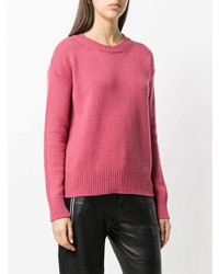 fuchsia Pullover mit einem Rundhalsausschnitt von Etro