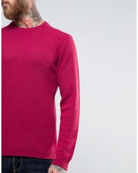 fuchsia Pullover mit einem Rundhalsausschnitt von Asos