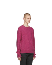 fuchsia Pullover mit einem Rundhalsausschnitt von Rag and Bone