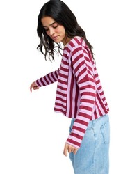 fuchsia Pullover mit einem Rundhalsausschnitt von Roxy