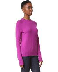 fuchsia Pullover mit einem Rundhalsausschnitt von Equipment