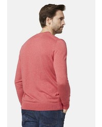 fuchsia Pullover mit einem V-Ausschnitt von Bugatti