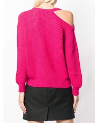 fuchsia Pullover mit einem V-Ausschnitt von IRO