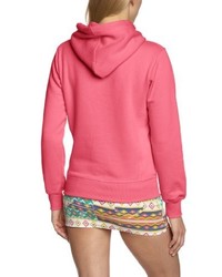 fuchsia Pullover mit einer Kapuze von 2117 of Sweden