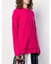 fuchsia Pullover mit einer Kapuze von Pringle Of Scotland