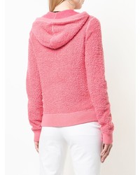 fuchsia Pullover mit einer Kapuze von Michael Kors Collection