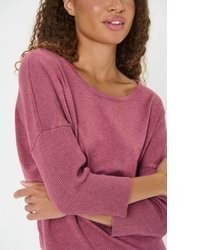 fuchsia Pullover von Saint Tropez