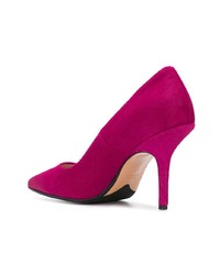 fuchsia Pumps aus Kalbshaar von Anna F.