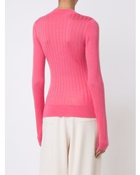 fuchsia Rollkragenpullover von Tome