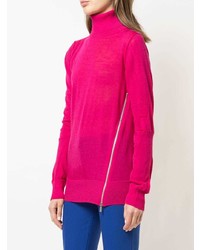 fuchsia Rollkragenpullover von Sacai