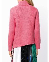 fuchsia Rollkragenpullover von Cédric Charlier