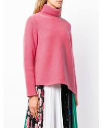 fuchsia Rollkragenpullover von Cédric Charlier