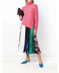 fuchsia Rollkragenpullover von Cédric Charlier