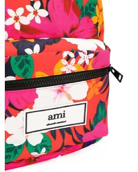 fuchsia Rucksack von AMI Alexandre Mattiussi