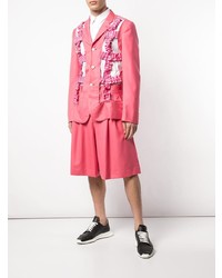 fuchsia Sakko von Comme Des Garcons Homme Plus