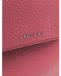 fuchsia Satchel-Tasche aus Leder von Orciani