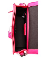 fuchsia Satchel-Tasche aus Leder von Marc by Marc Jacobs