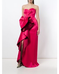 fuchsia Satin Ballkleid von Viktor&Rolf Soir