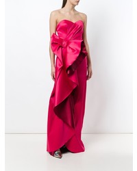 fuchsia Satin Ballkleid von Viktor&Rolf Soir