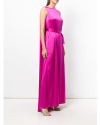 fuchsia Satin Ballkleid von Gianluca Capannolo