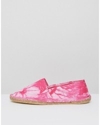 fuchsia Segeltuch Espadrilles von Asos