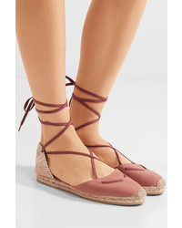 fuchsia Segeltuch Espadrilles von Castaner