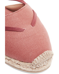 fuchsia Segeltuch Espadrilles von Castaner