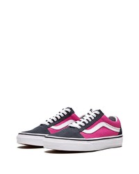 fuchsia Segeltuch niedrige Sneakers von Vans