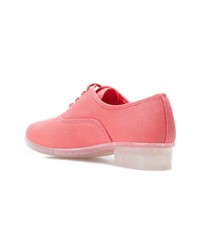 fuchsia Segeltuch Oxford Schuhe von Camper