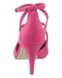 fuchsia Segeltuch Pumps von Tamaris