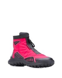 fuchsia Segeltuch Stiefeletten von Camper Lab