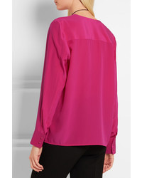 fuchsia Seide Bluse von Vanessa Bruno