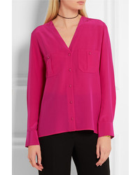 fuchsia Seide Bluse von Vanessa Bruno