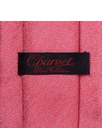 fuchsia Seidekrawatte von Charvet