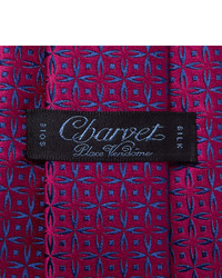 fuchsia Seidekrawatte von Charvet