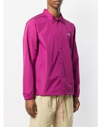 fuchsia Shirtjacke von Stussy