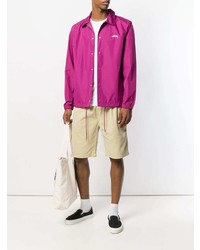 fuchsia Shirtjacke von Stussy