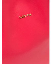 fuchsia Shopper Tasche aus Leder von Lanvin
