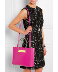 fuchsia Shopper Tasche aus Leder von Balenciaga