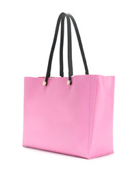 fuchsia Shopper Tasche aus Leder von Furla