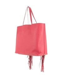 fuchsia Shopper Tasche aus Leder von Sara Battaglia