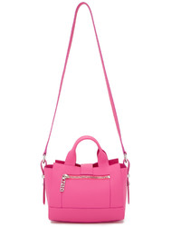 fuchsia Shopper Tasche aus Leder von Kenzo