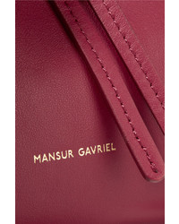 fuchsia Shopper Tasche aus Leder von Mansur Gavriel